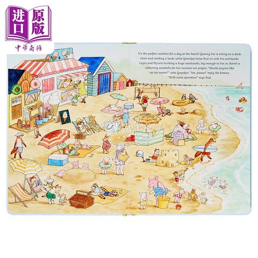 【中商原版】猫猫家族的四季历程 Eunyoung Seo Cat Family Four Seasons A Lift-the-Flap Book 英文原版 儿童绘本 翻页书 商品图2