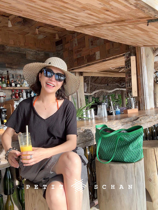 PETIT SCHAN小闪 #063 babysbreath 满天星 巴拿马草度假高级感纯手工六芒星编织大檐草帽 商品图4