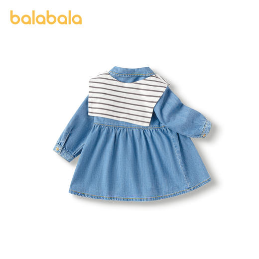 巴拉巴拉宝宝秋装婴童连衣裙牛仔裙休闲洋气时尚可爱甜美萌趣潮流 商品图2