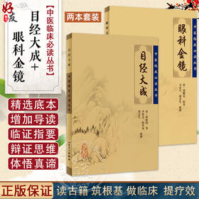 【全2册】目经大成+眼科金镜 中医临床必读丛书 2本套装 眼科目经古籍 简体横排白文本 临床参考书 人民卫生出版社