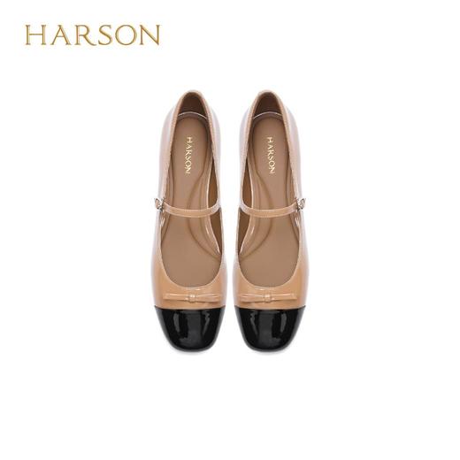 2楼哈森HL2571113牛皮革HARSON女鞋（新百购） 商品图1