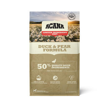 愛肯拿（ACANA）狗粮清火 鸭肉梨低敏去泪痕全价通用原装进口狗粮11.4kg临期26/6 商品图1