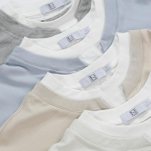 男装DT23糯米双面上衣基础假两件短袖T恤纪念日百货门店同款 163095681 商品图4