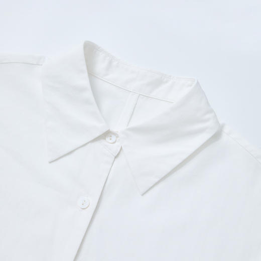 通勤气质白衬衫女夏季设计感系带收腰百搭显瘦衬衣上衣V2551113 商品图5