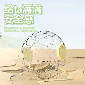 宠尚天 仓鼠跑球运动玩具外带出门金丝熊滚轮跑球水晶球跑球15cm