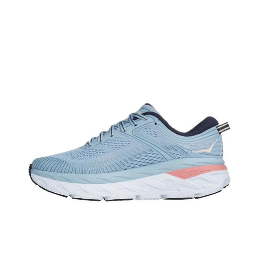 HOKA ONE ONE Bondi 7 舒适百搭 织物网布减震防滑耐磨透气轻便回弹 低帮跑步鞋 商品图5