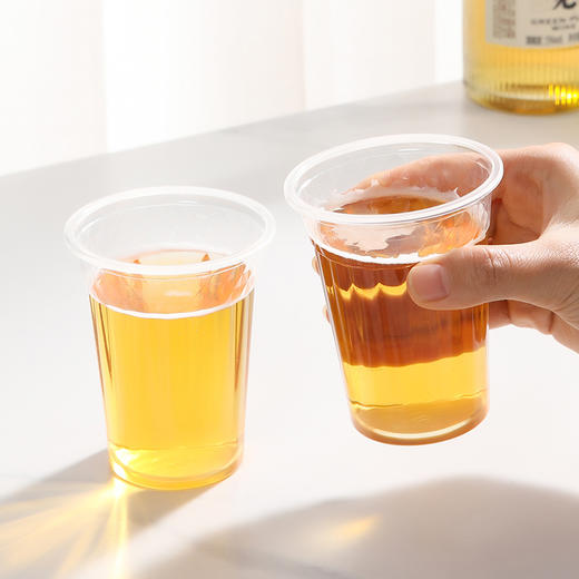 【批发】美丽雅240ML加厚航空杯家用水杯茶杯饮料杯 100只/袋 商品图4