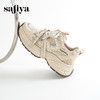 Safiya/索菲娅2025时尚珍珠网面透气增高厚底运动休闲老爹鞋SFD3112125 商品缩略图2