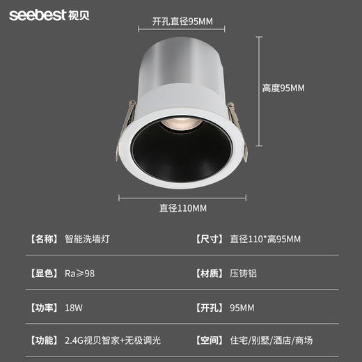 智能高压洗墙灯 商品图4