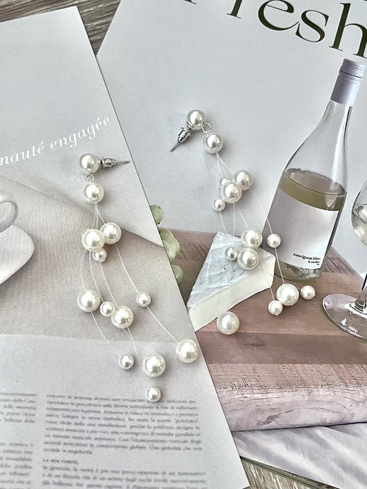 铜合金 玻璃 满天星耳钉 耳饰 22326 商品图1