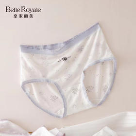 皇家丽美甜美小碎花中腰透气舒适亲肤女内裤三角裤DKM1439