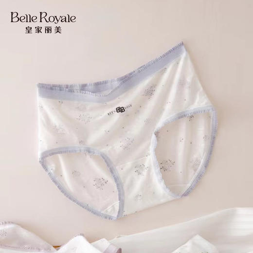 皇家丽美甜美小碎花中腰透气舒适亲肤女内裤三角裤DKM1439 商品图0
