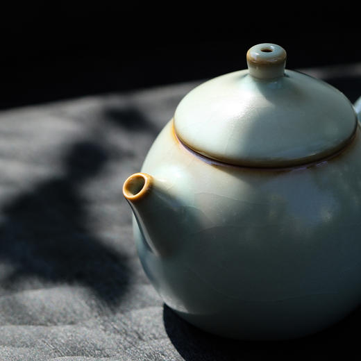 问鼎汝瓷鼎峰系列天青老款龙胆壶 商品图3
