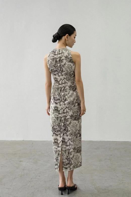 Le Malene 水墨印花无袖连衣裙 20901 商品图4
