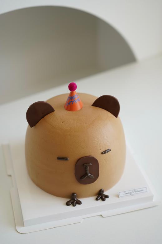 手绘奶油蛋糕 | 鲜果原味奶油 - 卡皮巴拉 商品图1