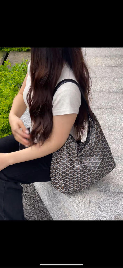戈雅 hobo 黑色 老花 单肩包 商品图1
