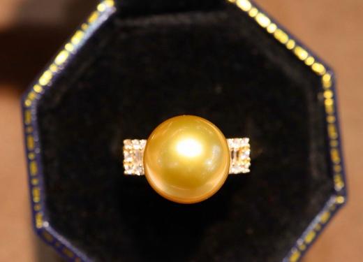 10mm-11mm金珠戒指 商品图0