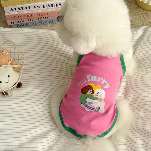 【毛孩子专属版型，不松不垮不臃肿】宠物猫咪狗狗衣服夏季薄款 泰迪比熊小型犬小猫春夏装 可爱吊带-QQ 商品图5