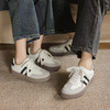 阿么手工女鞋2025新款厚底系带小白鞋百搭男女同款休闲板鞋3.5CM 商品缩略图1