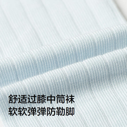 巴拉巴拉男童袜子秋新品儿童中筒袜不勒脚百搭两双装 商品图3