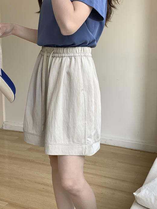 【YW】无忧购“清仓大促”韩系慵懒松弛感小开叉牛仔短裤506（截单后3-5天发货) 商品图8