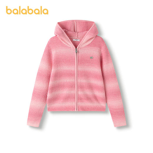 【商场同款】巴拉巴拉童装儿童开衫女童2025秋季新款毛衣渐变毛衫 商品图1