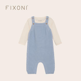 【云优选】FIXONI宝宝哈衣背带裤套装-限时清仓