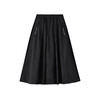 【吴倩同款】MOP 春季新款简约尼龙中长款大码A字型半身百褶裙女 商品缩略图4