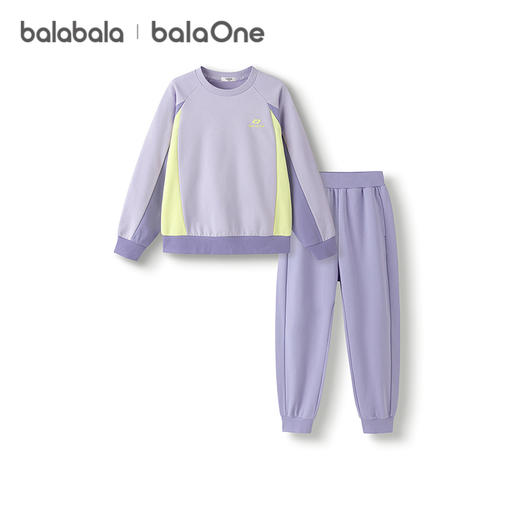 巴拉巴拉balaOne儿童套装男女童长袖2件套2025新款秋户外休闲时尚 商品图4