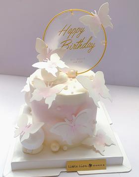 狮子家-蝴蝶 追梦主题 生日蛋糕 纪念日蛋糕 聚会 仪式感必备 健康甜品