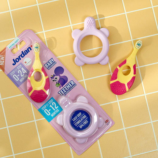 【明星同款】 挪威Jordan原装进口 0-2-3-5-6-9+婴幼儿童宝宝软毛牙刷牙胶训练护齿乳牙牙刷 商品图8