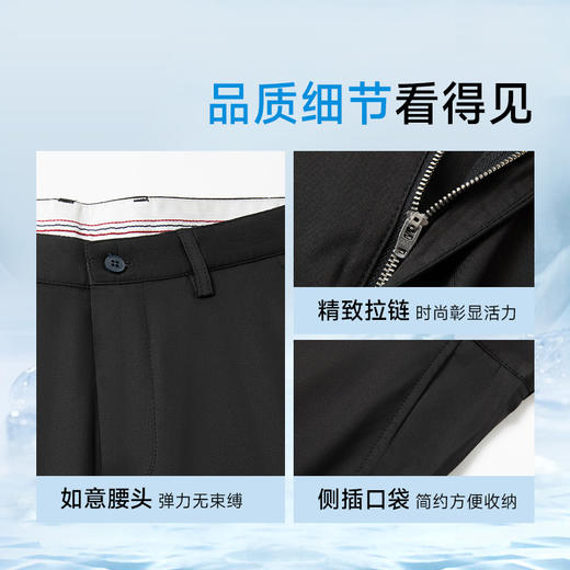 【特大码】【薄款莱赛尔】【DPS】大依优型大码300斤春夏薄款直筒商务休闲裤胖子宽松中高腰西裤肥佬加肥加大 商品图2