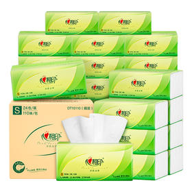 DT15110（箱装）心相印茶语丝享24包110抽三层塑装纸面巾