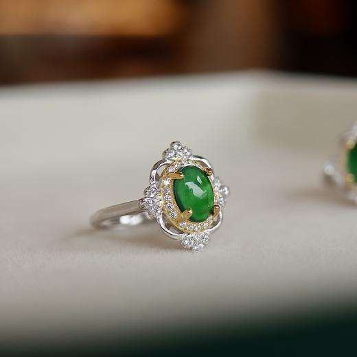 双色电镀翡翠戒指 cf 商品图1