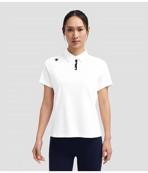 点此购买 迪桑特夏季高尔夫FIELD女士防晒修身短袖POLO衫 QK 324076 商品图11