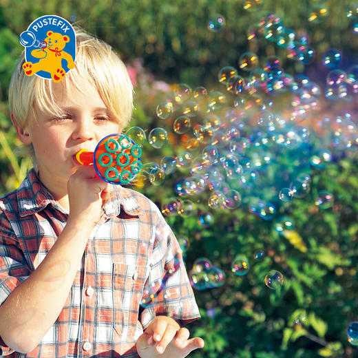 PUSTEFIX泡特飞 梦幻熊泡泡（1个装，红黄瓶身随机发货)）泡泡玩具 适用年龄3岁+ 安全无毒 不刺激 德国原装  869-525 商品图2