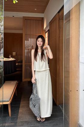 SUMMER & SAGE 韩系简约气质套装裙 20905