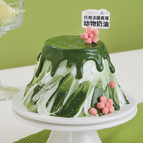 抹茶熔岩小火山 ‧ 北川抹茶玫珑蜜瓜，可选 5 英寸