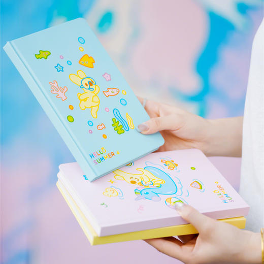 夏日系列团团硬面笔记本 商品图0