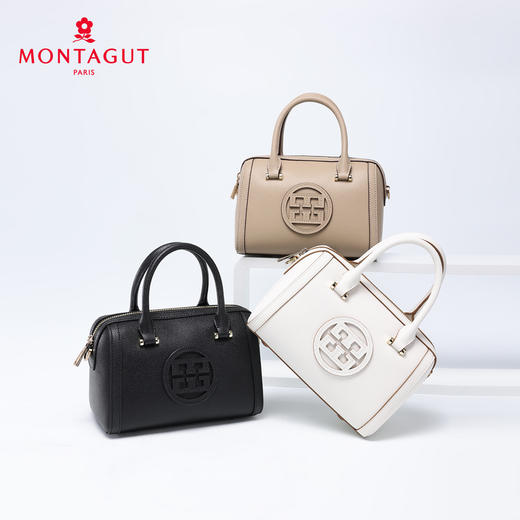 梦特娇女包手提包欧美波士顿保龄球包时尚潮流2025秋季单肩斜挎包 商品图8