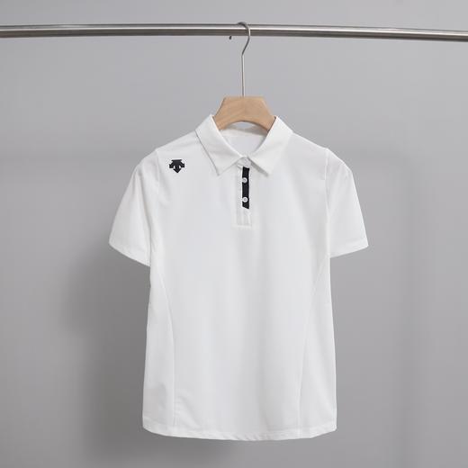 点此购买 迪桑特夏季高尔夫FIELD女士防晒修身短袖POLO衫 QK 324076 商品图4