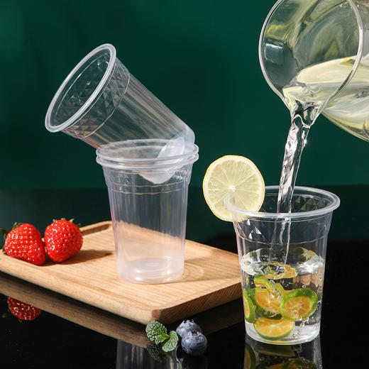 【批发】美丽雅240ML加厚航空杯家用水杯茶杯饮料杯 100只/袋 商品图5