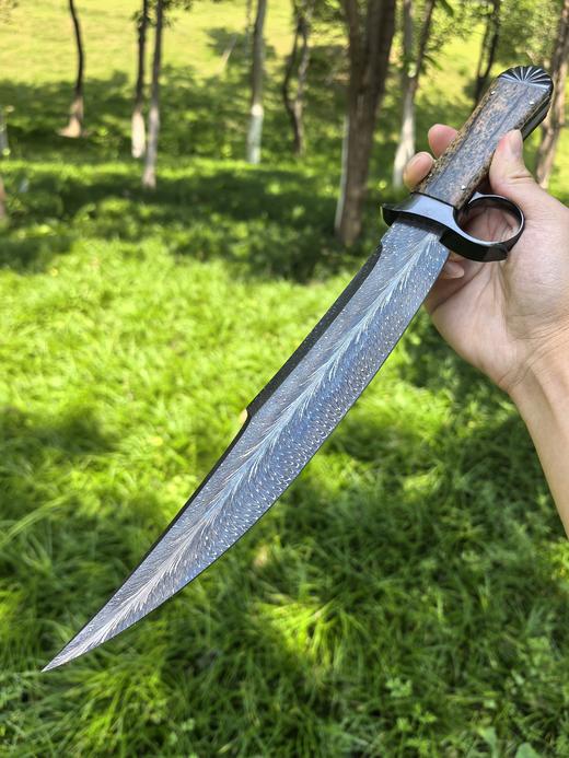 三希堂  现代刀系列  芬里尔弯刀  未开刃 商品图0