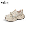 Safiya/索菲娅2025时尚珍珠网面透气增高厚底运动休闲老爹鞋SFD3112125 商品缩略图10
