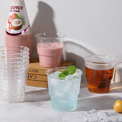 【批发】美丽雅大号航空杯茶杯加厚硬质透明太空杯 20只/袋 商品图6