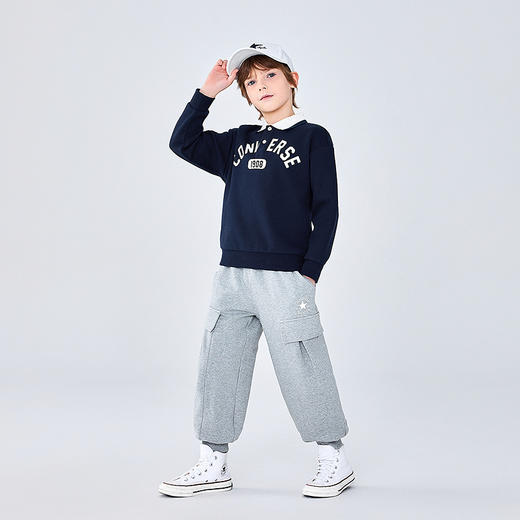 CONVERSE 秋 大童小童 儿童童装衬衫 CNVN-PL-J106 商品图3