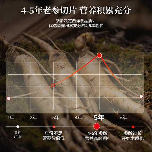 雷允上加拿大西洋参片30g/瓶（1.2-1.4cm）*2瓶装 商品图5