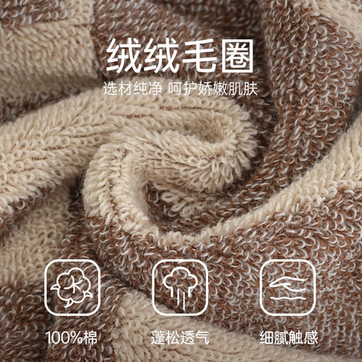 洁丽雅纯棉男士毛巾洗脸巾2025年新款吸水亲肤全棉家用女擦脸面巾 商品图1