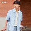 【XL断码】【微瑕，如无货做退款处理】MLB男女情侣满印老花短袖外套休闲舒适衬衫24春季新款3ADRM1043 商品缩略图8