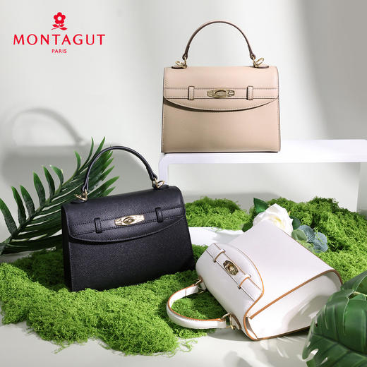 梦特娇女包新款时尚手提包2025秋季百搭单肩斜挎包轻奢潮流凯莉包 商品图9